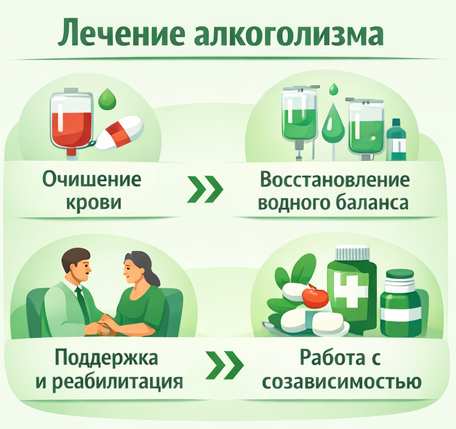 лечение алкоголизма в Пятигорске этапы